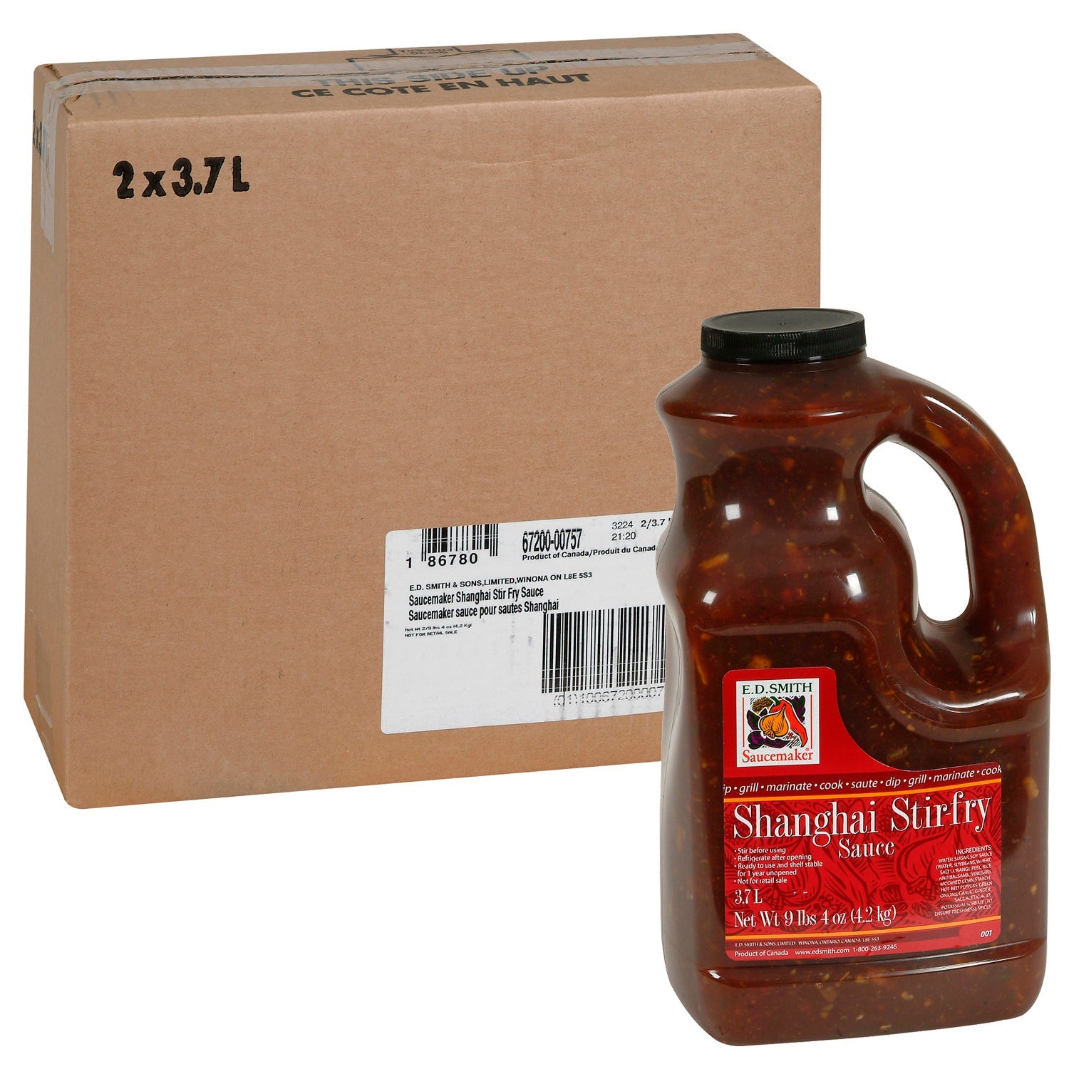 Sauce Stir-Fry Shanghai - 2 x 3.7 L - Saucemaker - Restaurant and Foodservice Ingredients - Canadian Distribution - Ships Free Within Canada on Orders Above CAD $199