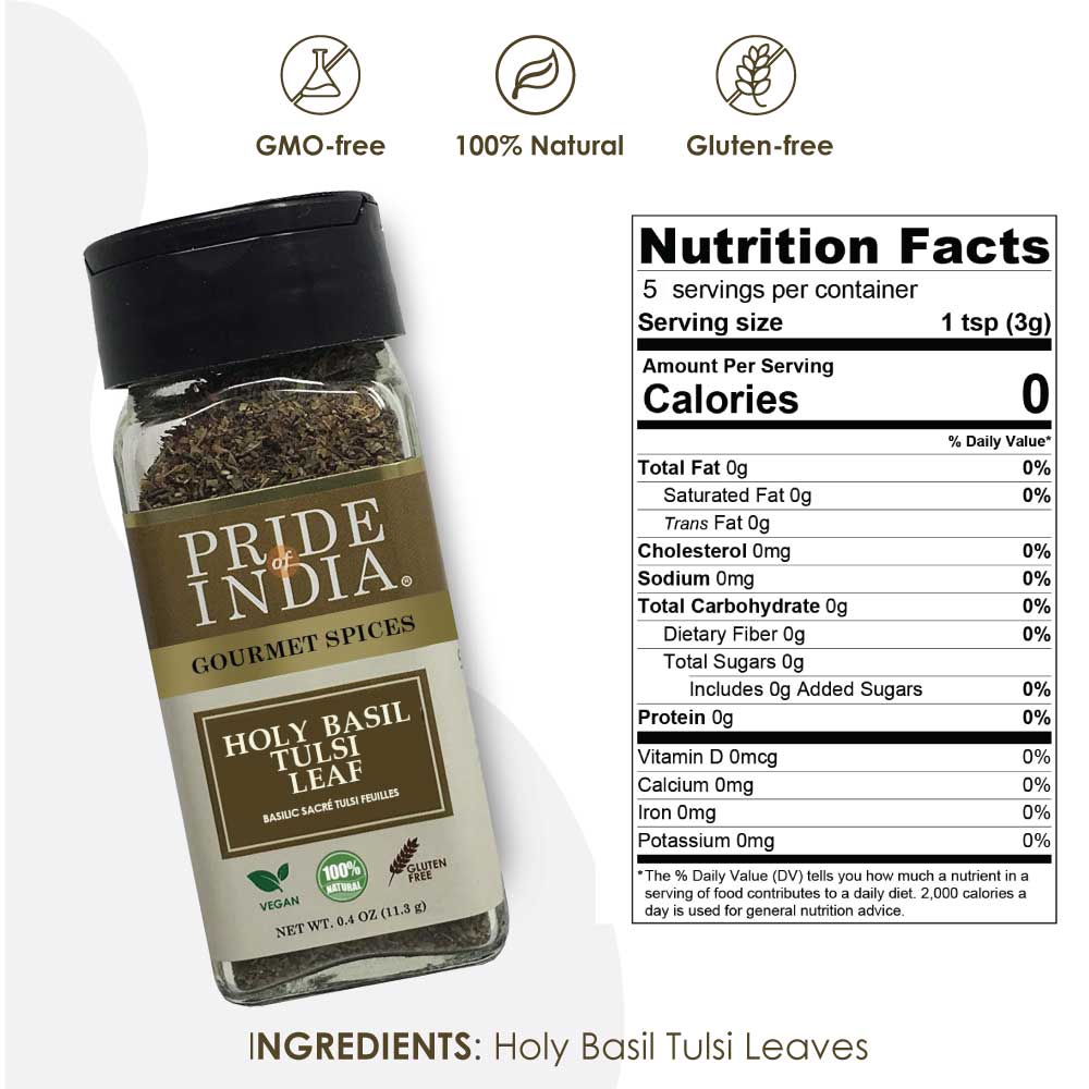 Gourmet Tulsi (Holy Basil) Cut & Sifted