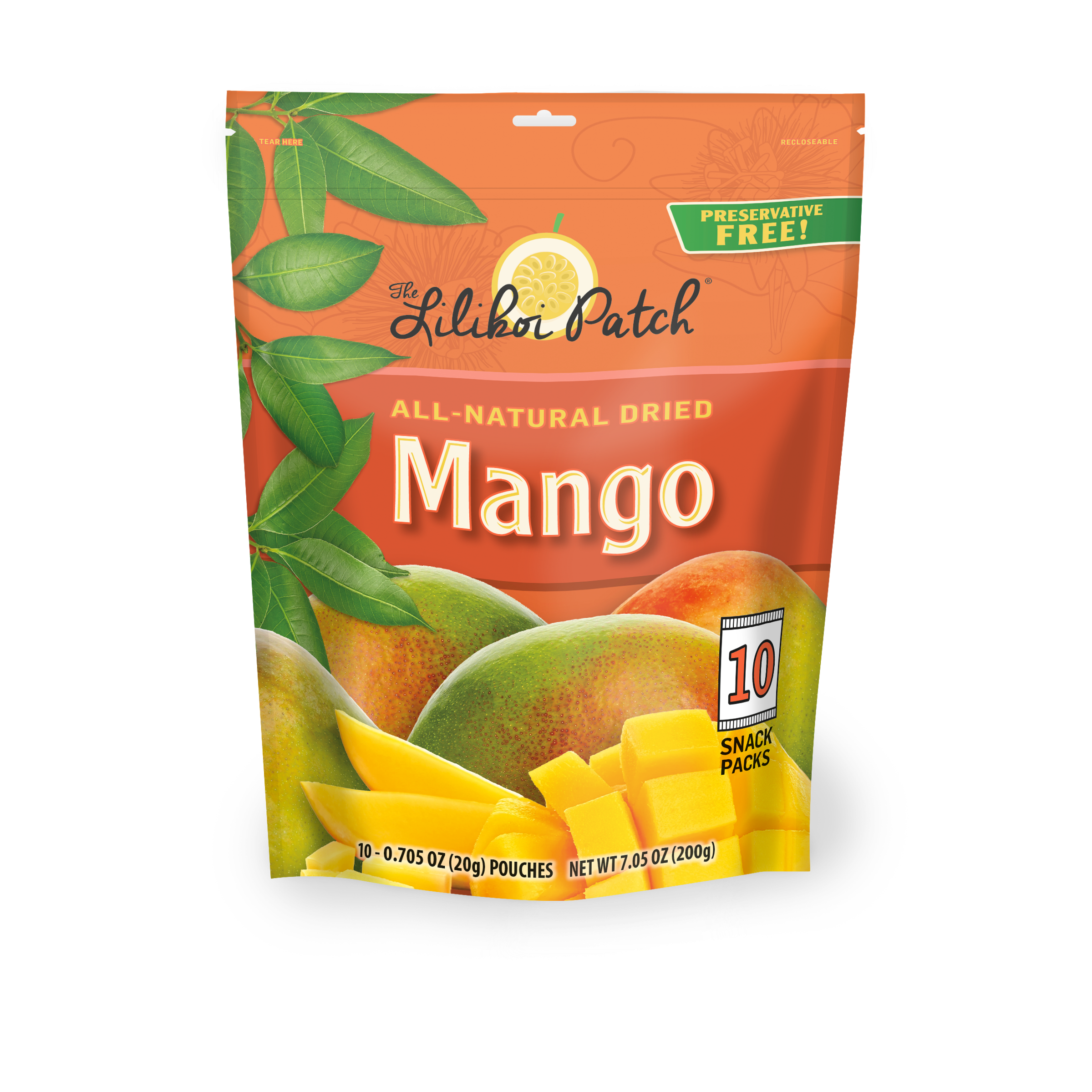 MANGO Preservative Free - 10ct Snack Packs 7oz