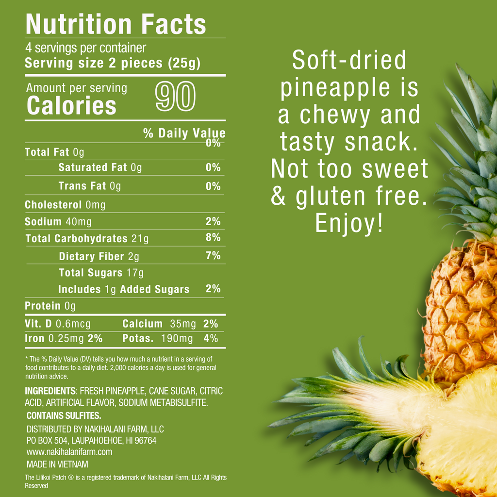 Soft Dried Pineapple