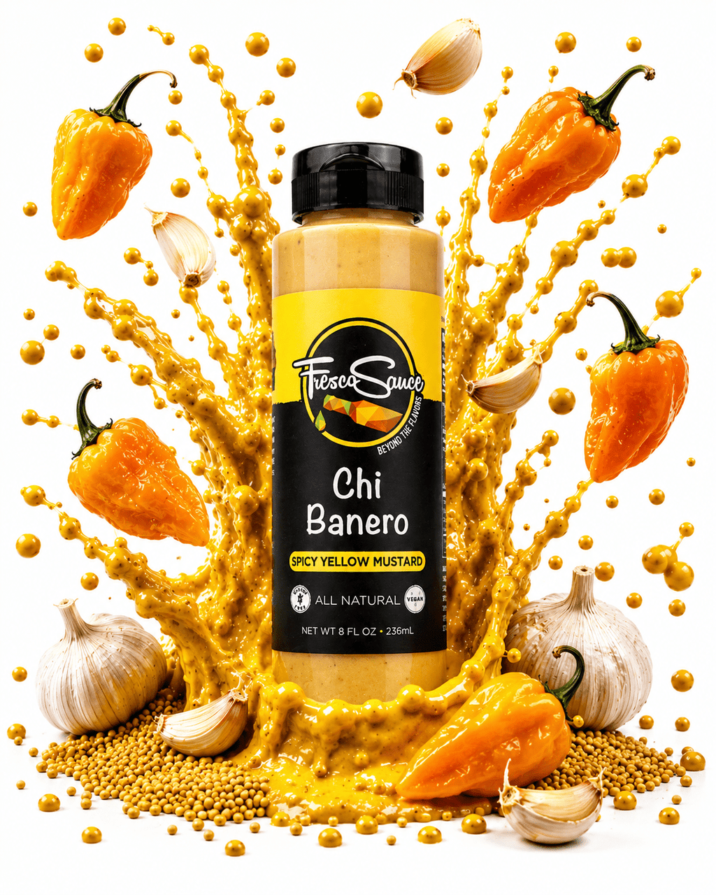 Fresco Sauce King Hot Sauce 6 pack Bundle  | Includes two Hot Ones Featured Sauces