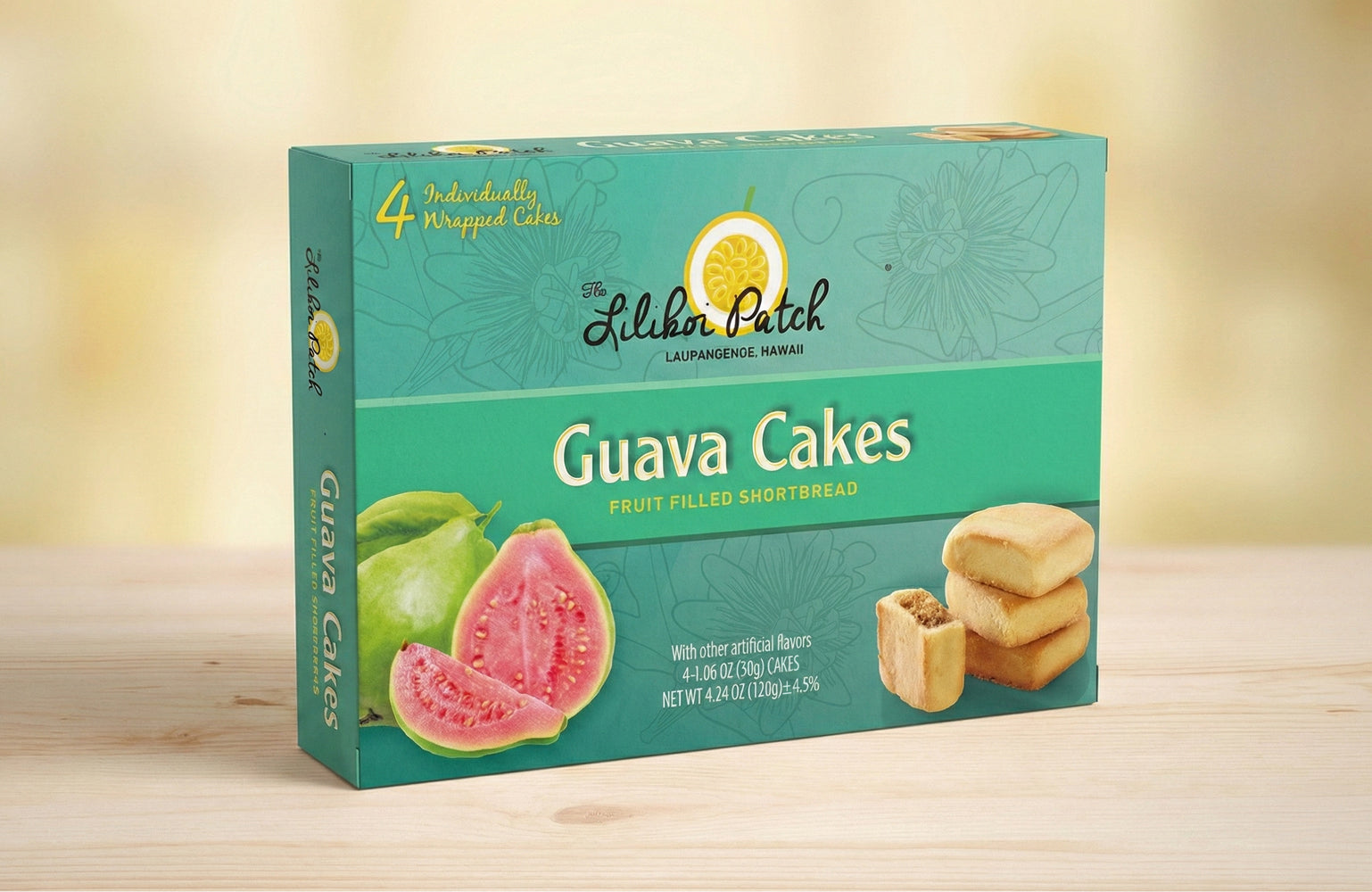 Guava Tea Cakes 4ct Box